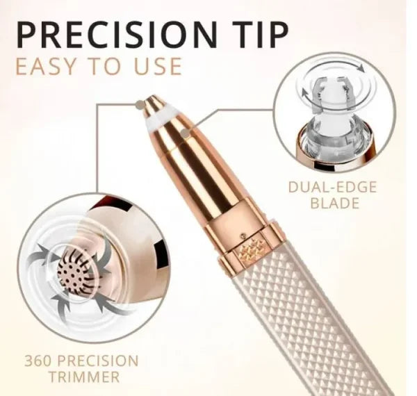 2 In 1 Flawless Facial Hair Removal | USB Chargeable