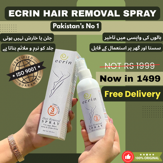 Ecrin hair removal spray (orignal) Rs 1512 buy 1 get 1 free