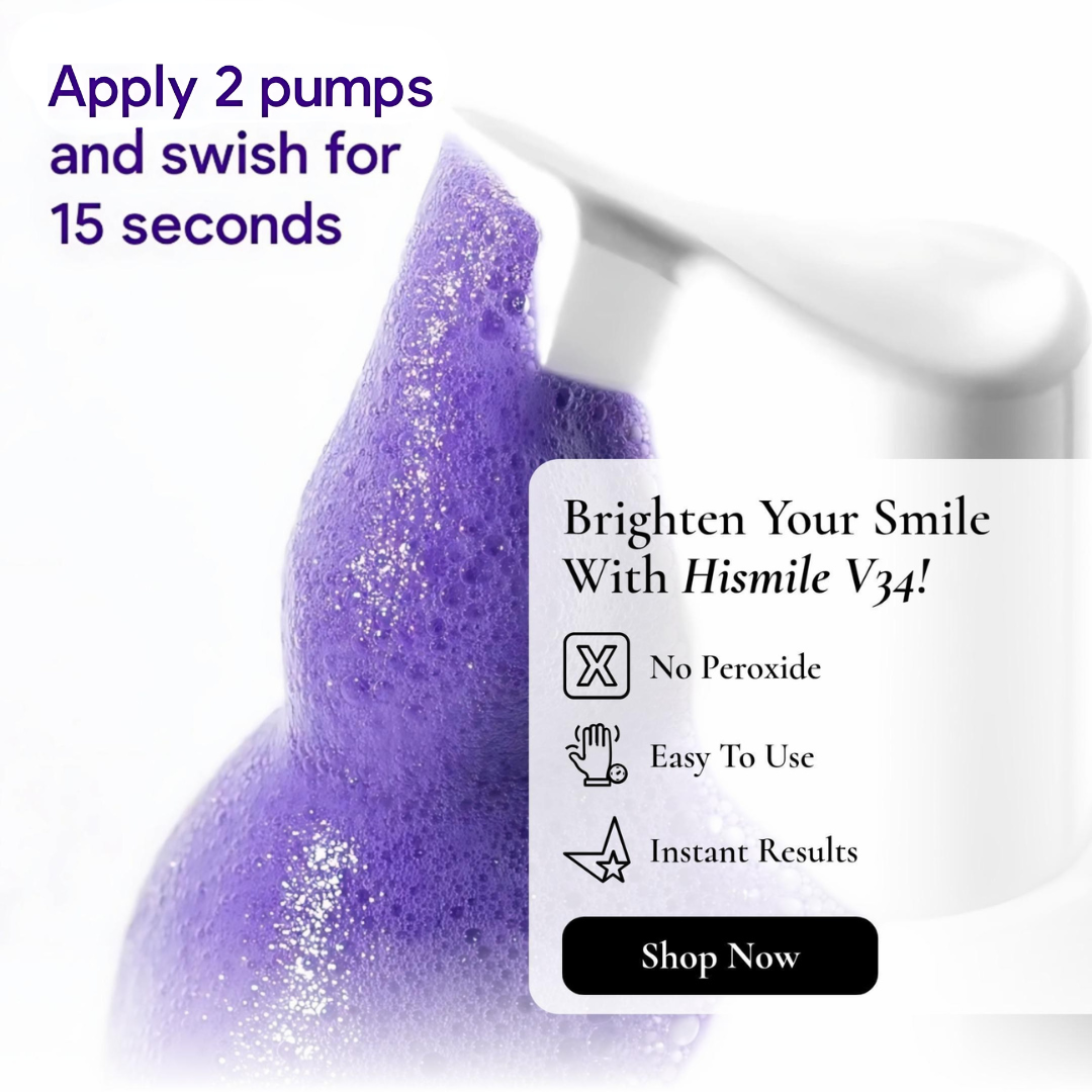 Hismile V34 Colour Corrector Serum Instant Teeth Whitening