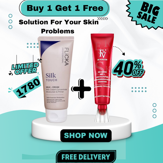 FV Foundation+Flicka Silk Touch Primer Free