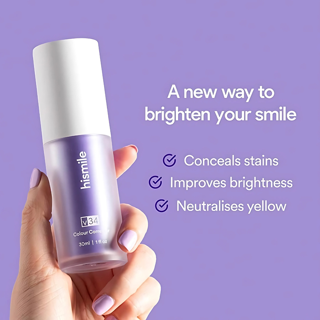 Hismile V34 Colour Corrector Serum Instant Teeth Whitening