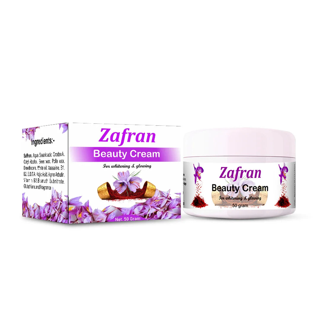 ZAFRAN FACE BEAUTY CREAM | Zafran Glow Cream | 99% Pure Zafran