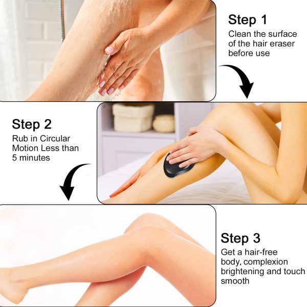 Hair Remover, Crystal Hair Eraser For Women Arms Legs Back Reusable