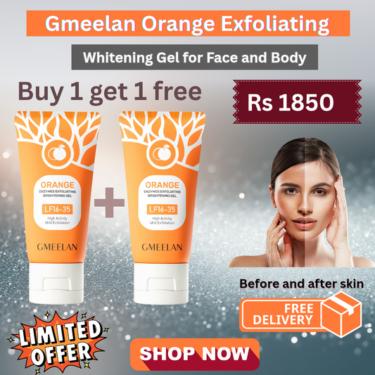 Orange Exfoliating gel by one get 1 free